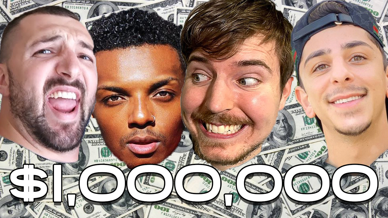 Top Ten Giveaways Over 1,000,000 Dollars Spent! (Faze Rug, MrBeast ...