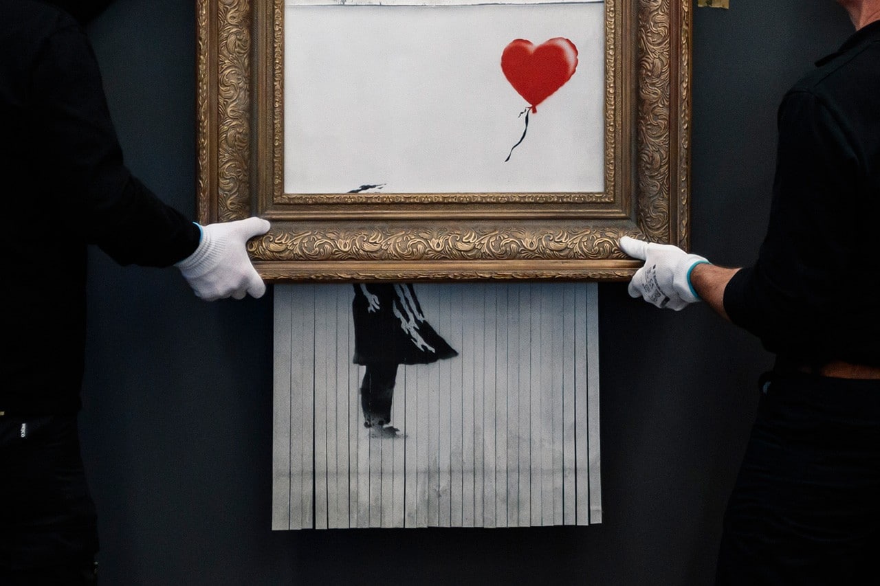 Banksy’s Shredded Artwork Resold For $25.4Million USD - HORUSGLOBE